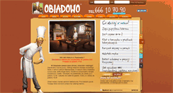 Desktop Screenshot of obiadowo.pl